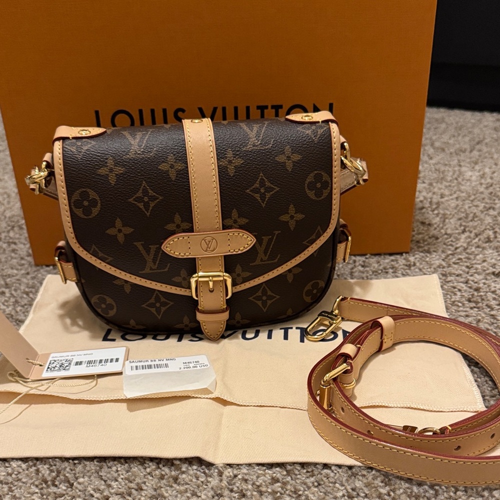 Authentic Louis Vuitton Saumur BB